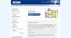 Desktop Screenshot of ntek.cz